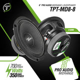TPT-MD8-8 Midrange Timpano Audio