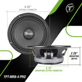 TPT-MR6-4 PRO Midrange Timpano Audio
