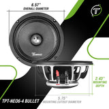 TPT-NEO6-4 BULLET Midrange Timpano Audio