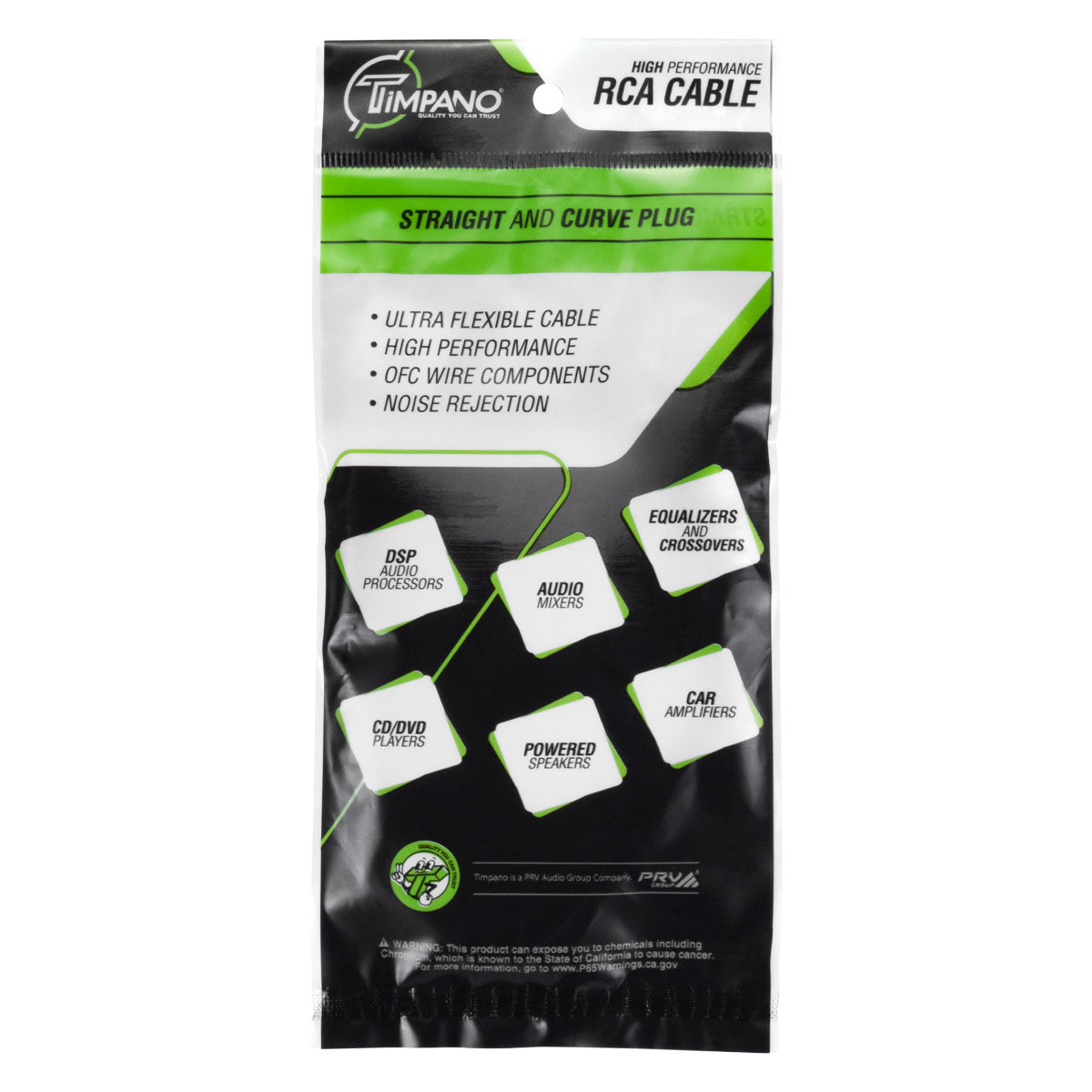 TPT-RCA X1F2M Signal Cable Timpano Audio