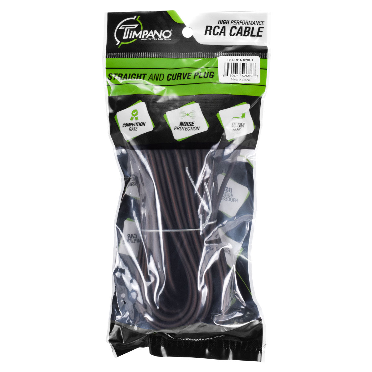 TPT-RCA X20FT Signal Cable Timpano Audio