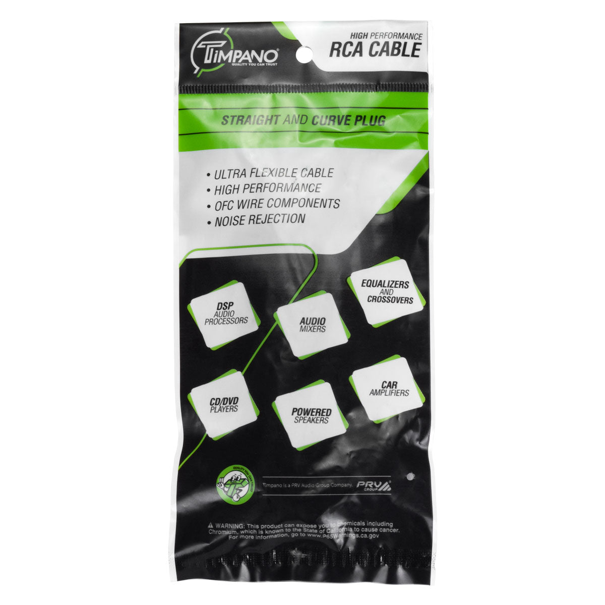 TPT-RCA X10FT Signal Cable Timpano Audio