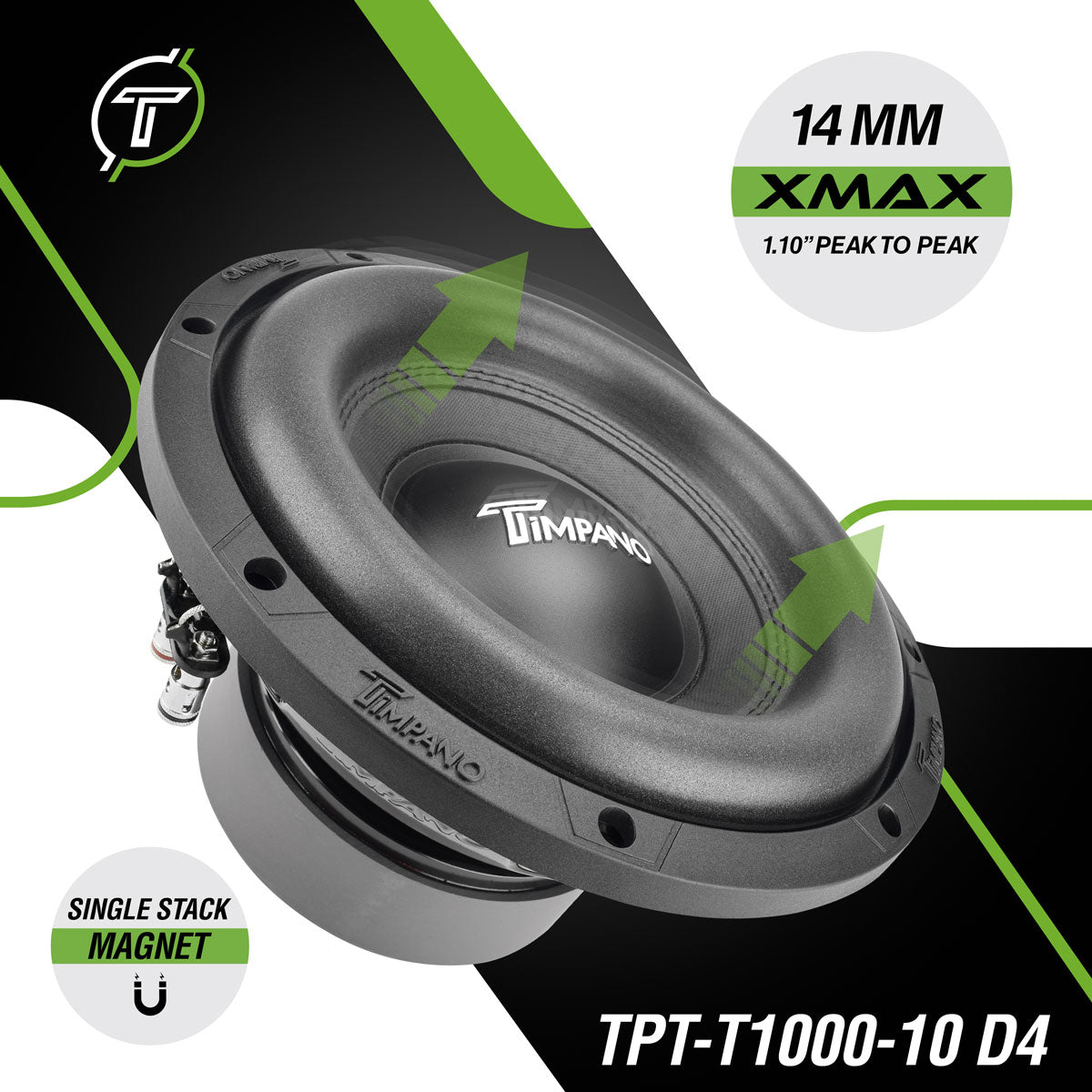 TPT-T1000-10 D4 Subwoofer Timpano Audio