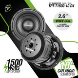 TPT-T1500-10 D4 Subwoofer Timpano Audio