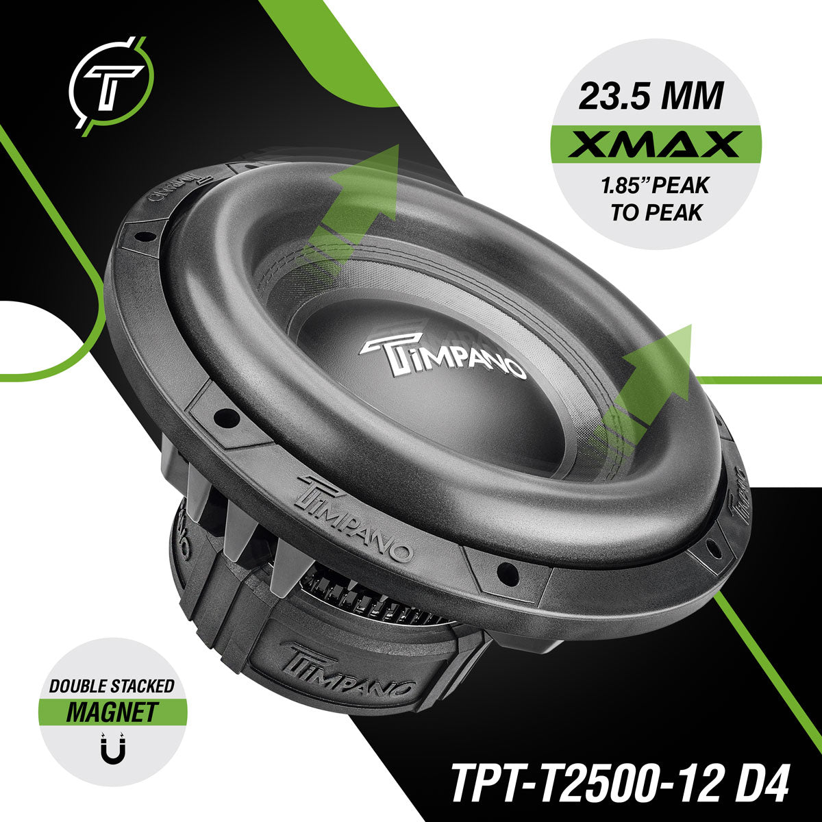 TPT-T2500-12 D4 Subwoofer Timpano Audio