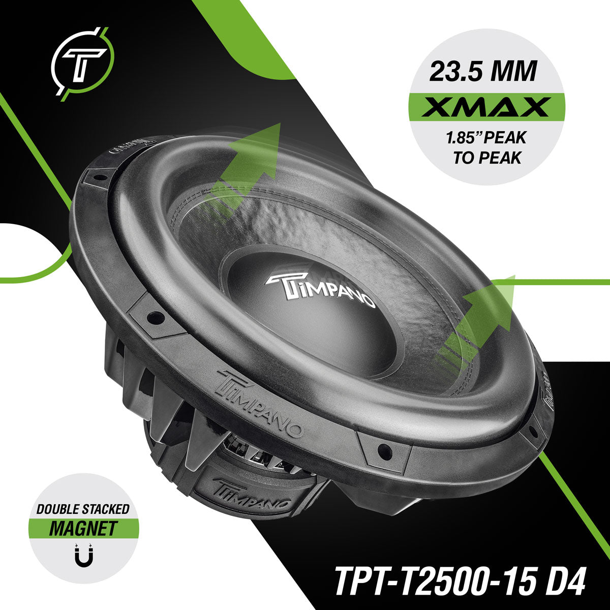 TPT-T2500-15 D4 Subwoofer Timpano Audio