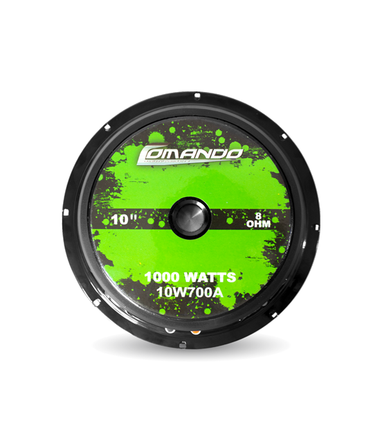 10W700A | 10'' | 1000W MAX | 8ohm Comando Audio