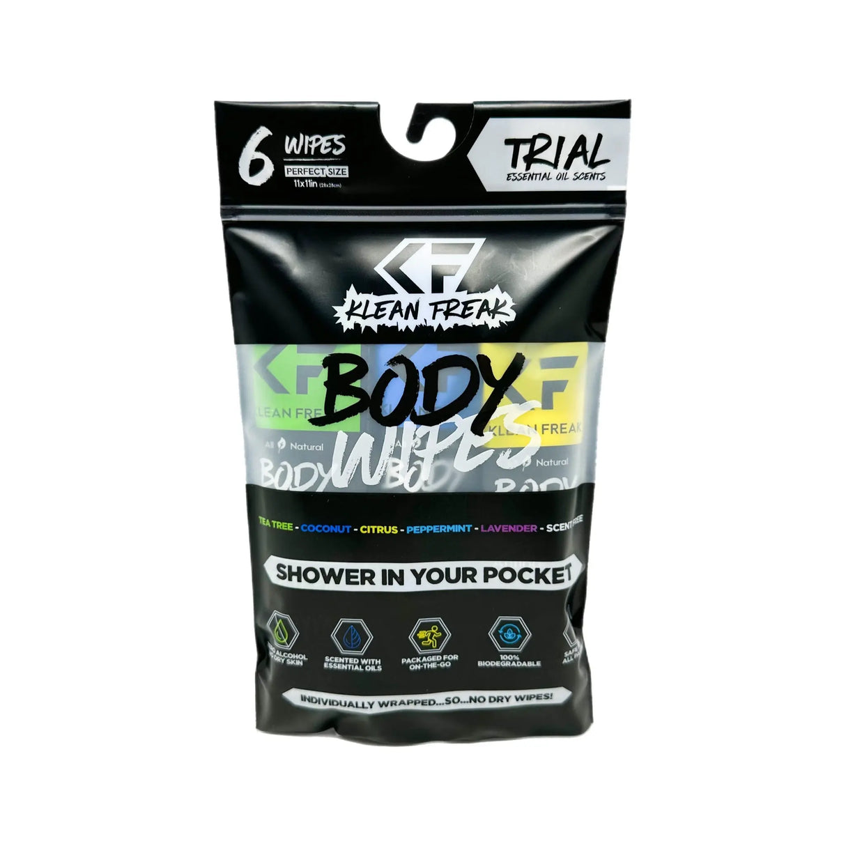 Body Wipes - Trial Run Klean Freak