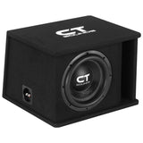 Single 10" 1300W Complete Bass Package w/ Sub Box, Amp, & Wiring Kit CT Sounds