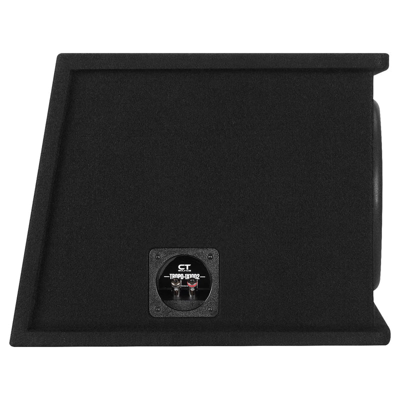 TROPO-1X10D2 // Single 10” 1300W Loaded Ported Car Subwoofer Box CT Sounds