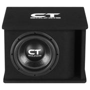 TROPO-1X10D2 // Single 10” 1300W Loaded Ported Car Subwoofer Box CT Sounds