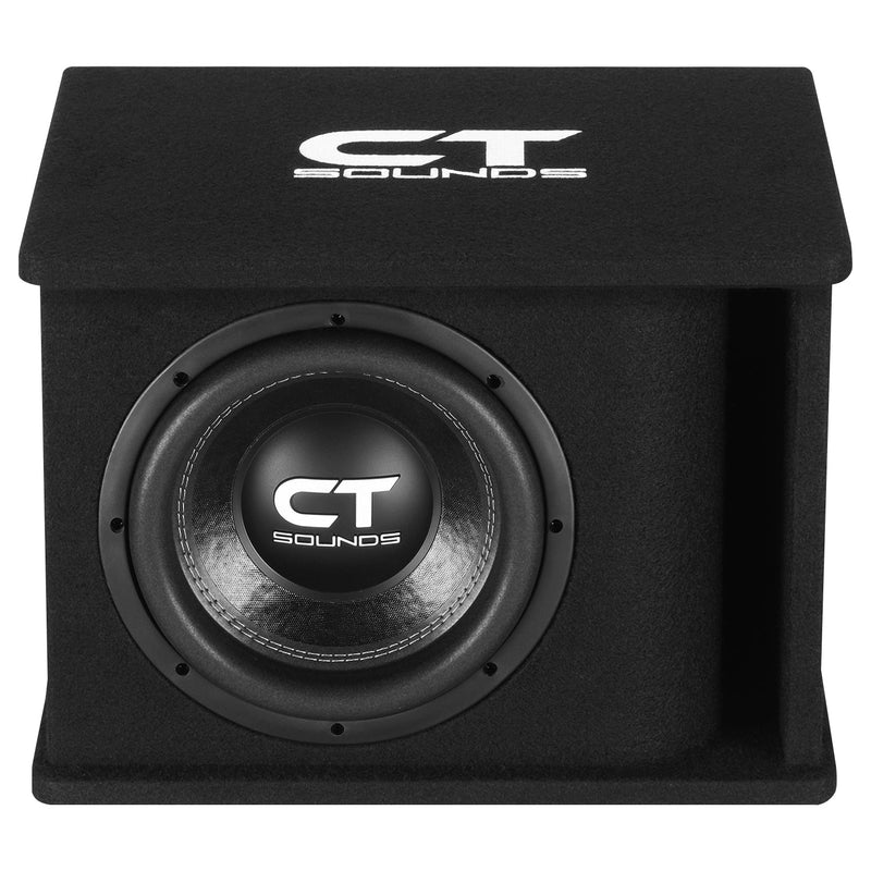 TROPO-1X10D2 // Single 10” 1300W Loaded Ported Car Subwoofer Box CT Sounds