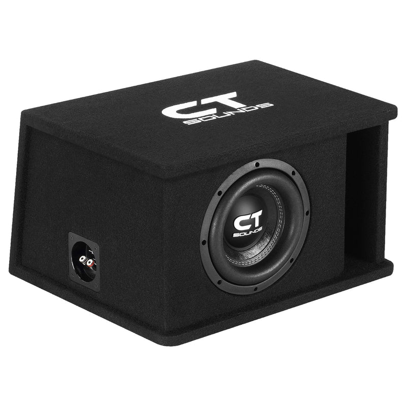 TROPO-1X8D2 // Single 8” 800W Loaded Ported Car Subwoofer Box CT Sounds