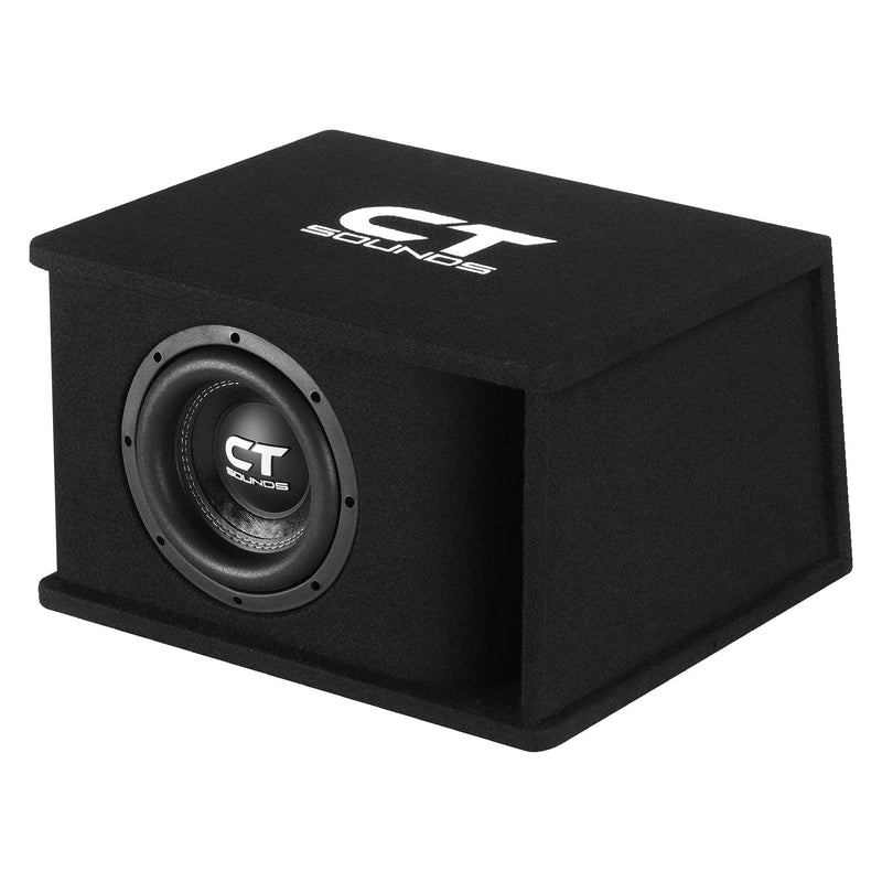 TROPO-1X8D2 // Single 8” 800W Loaded Ported Car Subwoofer Box CT Sounds