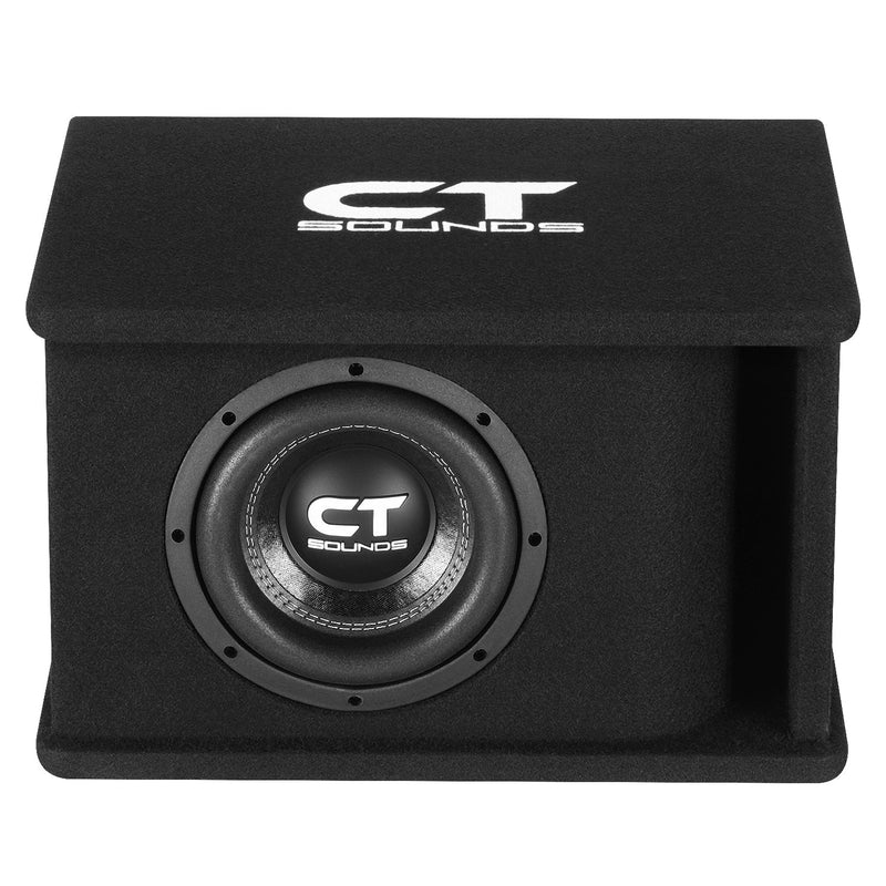 TROPO-1X8D2 // Single 8” 800W Loaded Ported Car Subwoofer Box CT Sounds