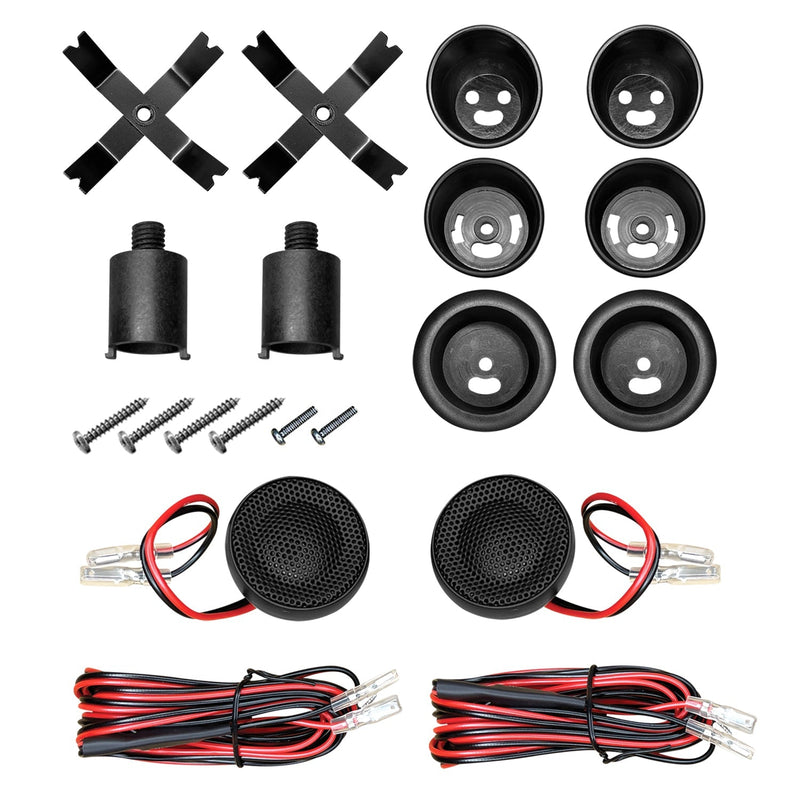 TROPO-20-TWT // 0.8" 60 Watt Silk-Dome Tweeters, Pair CT Sounds