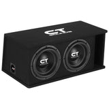 Dual 10" 2600W Complete Bass Package w/ Sub Box, Amp, & Wiring Kit CT Sounds