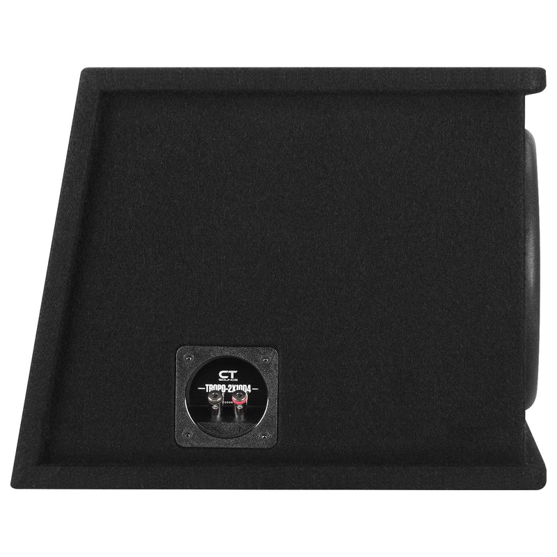 TROPO-2X10D4 // Dual 10” 2600W Loaded Ported Car Subwoofer Box CT Sounds