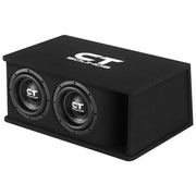 TROPO-2X8D4 // Dual 8” 1600W Loaded Ported Car Subwoofer Box CT Sounds
