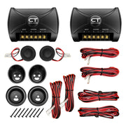 TROPO-6-5-COM // 6.5” 160 Watt 2-Way Shallow Component Speaker Set CT Sounds