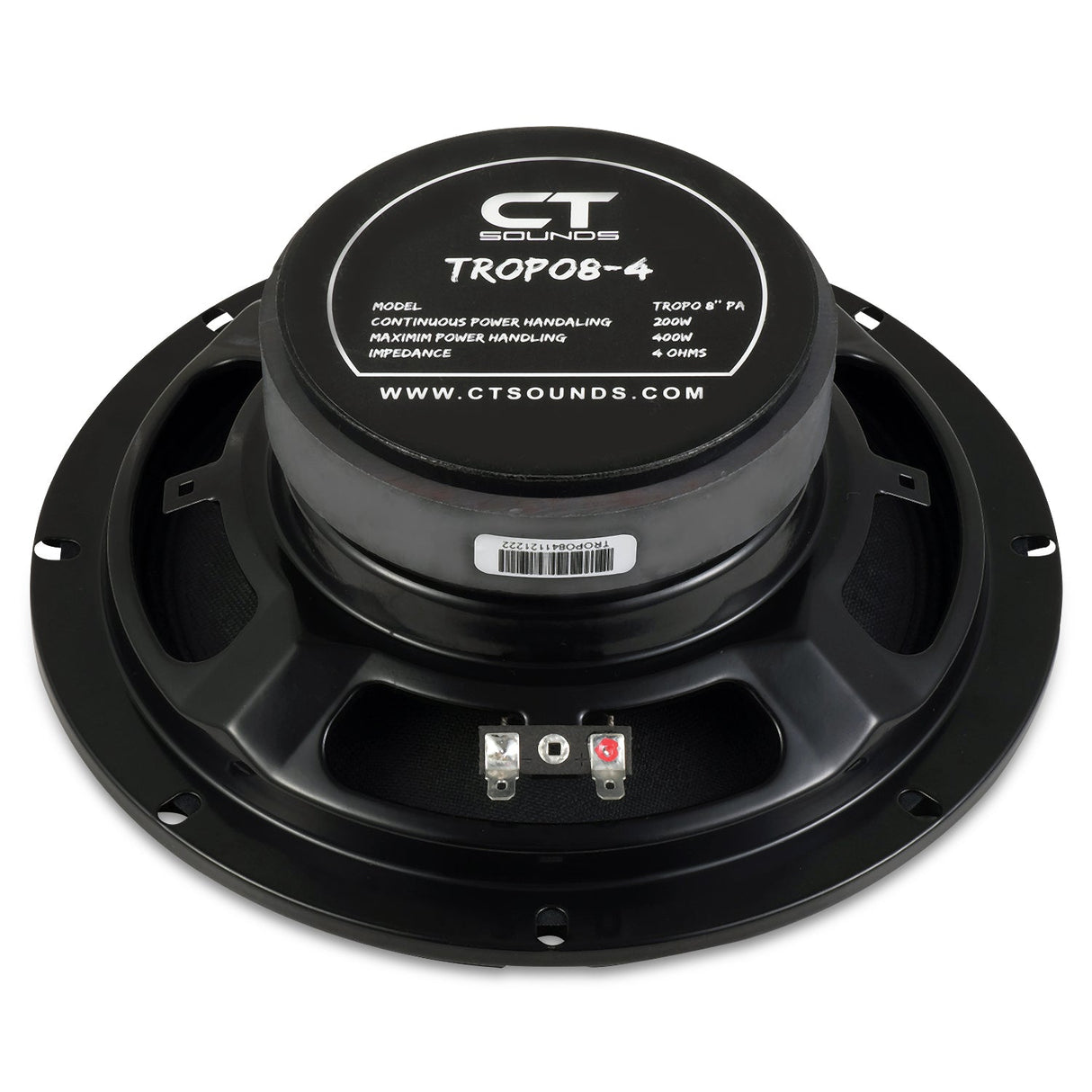 TROPO8-4 // 200 Watts RMS 8" Shallow Midrange Speaker CT Sounds