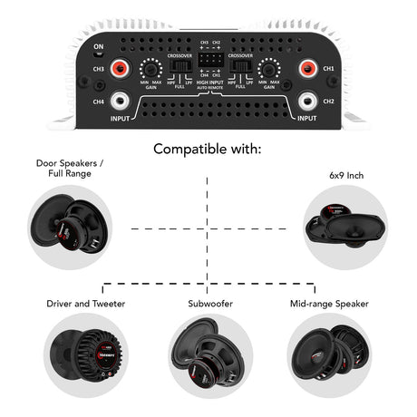 Taramps TS 1200x4 Car Audio Amplifier Taramps USA