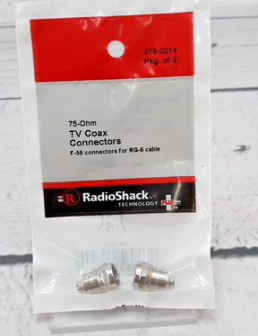 TV Coax Connectors 75-Ohm 278-0214 TekShack