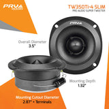 PRV TW350Ti- 4 SLIM PRO Audio Super Tweeter (Pair)