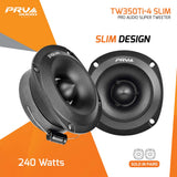 PRV TW350Ti- 4 SLIM PRO Audio Super Tweeter (Pair)