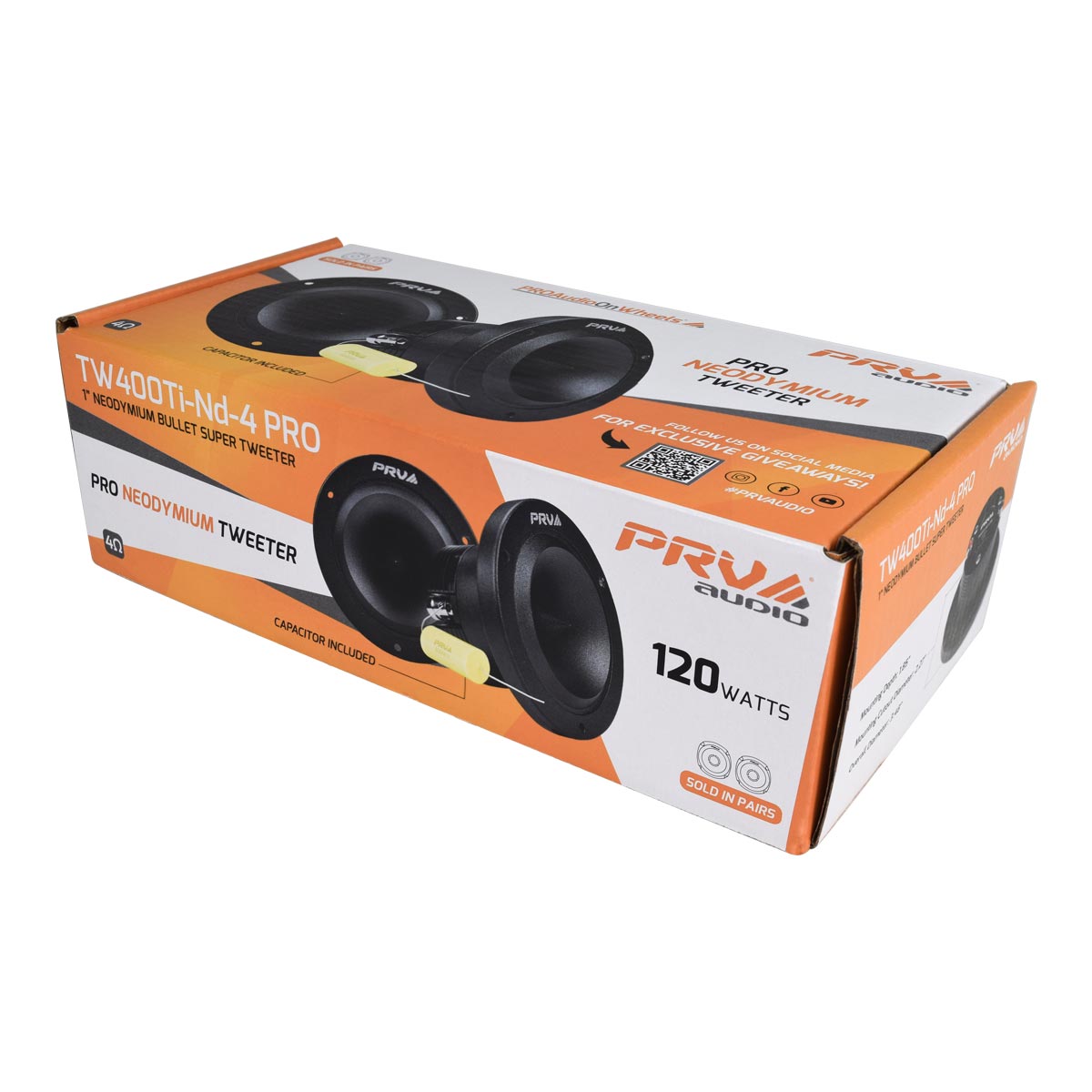 PRV TW400Ti-Nd-4 PRO (PAIR) Tweeter PRV Audio