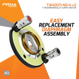 PRV TW400Ti-Nd-4 v2 (PAIR) Tweeter PRV Audio