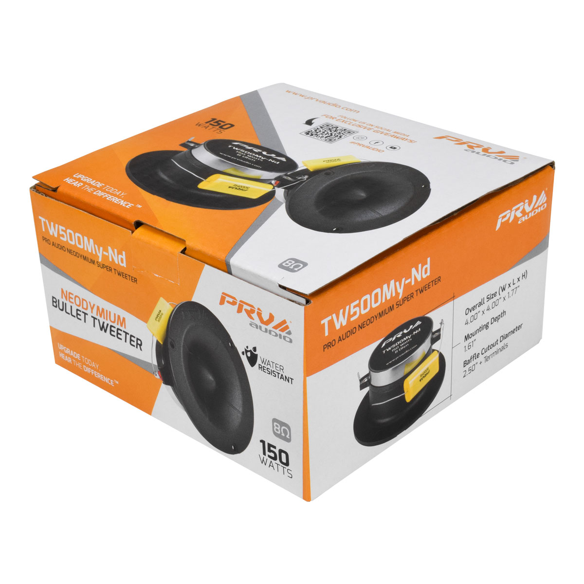 PRV Audio TW500My-Nd Neodymium Super Tweeter 150 Watts 8 Ohm