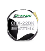 CRX-22BK | 1.5'' 500W MAX. | 8Ω Comando Audio