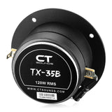TX-35B // 3.5" 480 Watt Titanium Super Tweeters, Pair CT Sounds