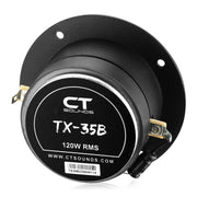 TX-35B // 3.5" 480 Watt Titanium Super Tweeters, Pair CT Sounds