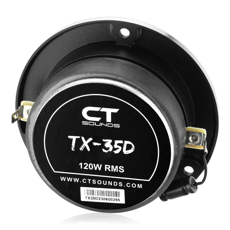 TX-35D // 3.5" 480 Watt Titanium Super Tweeters, Pair CT Sounds