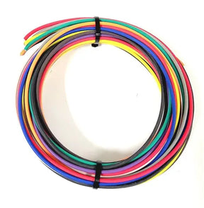 AUTOMOTIVE PRIMARY WIRE 12 GAUGE AWG HIGH TEMP TXL 10 COLORS CHOOSE YOUR LENGTH AC/DC WIRE AND SUPPLY