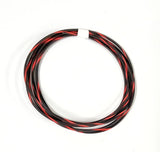 Striped TXL 18 AWG Automotive Wire Pure Copper Made in USA - CHOOSE YOUR COLOR - SOLD PER FT AC/DC WIRE AND SUPPLY
