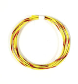 Striped TXL 18 AWG Automotive Wire Pure Copper Made in USA - CHOOSE YOUR COLOR - SOLD PER FT AC/DC WIRE AND SUPPLY