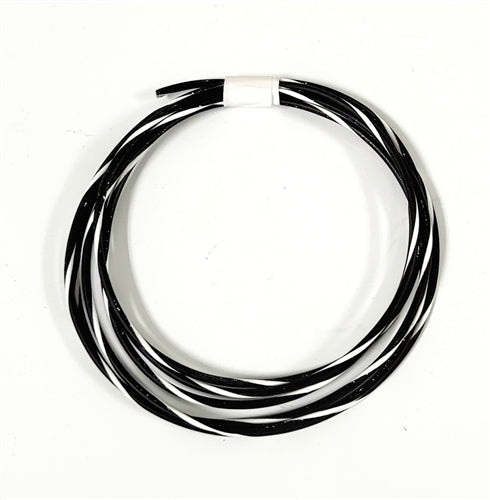 TXL 18 AWG AUTOMOTIVE WIRE BLACK W/ WHITE STRIPE