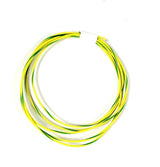Striped TXL 18 AWG Automotive Wire Pure Copper Made in USA - CHOOSE YOUR COLOR - SOLD PER FT AC/DC WIRE AND SUPPLY
