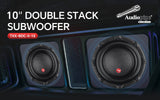10“ Double Stack Composite Cone Subwoofer (TXX-BDC-II-10) Audiopipe