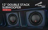 12" Double Stack Composite Cone Subwoofer (TXX-BDC-II-12) Audiopipe