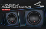 TXX-BDC-II-15 15“ Double Stack Composite Cone Subwoofer Audiopipe
