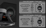 TXX-BDC-II-15 15“ Double Stack Composite Cone Subwoofer Audiopipe