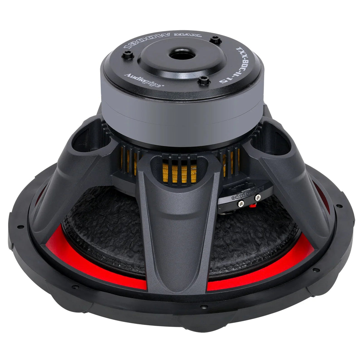 Audiopipe TXX-BDC-II-15 | 15“ 900W RMS Double Stack Composite Cone Subwoofer Audiopipe