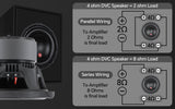 10" Triple Stack Composite Cone Subwoofer (TXX-BDC-III-10) Audiopipe