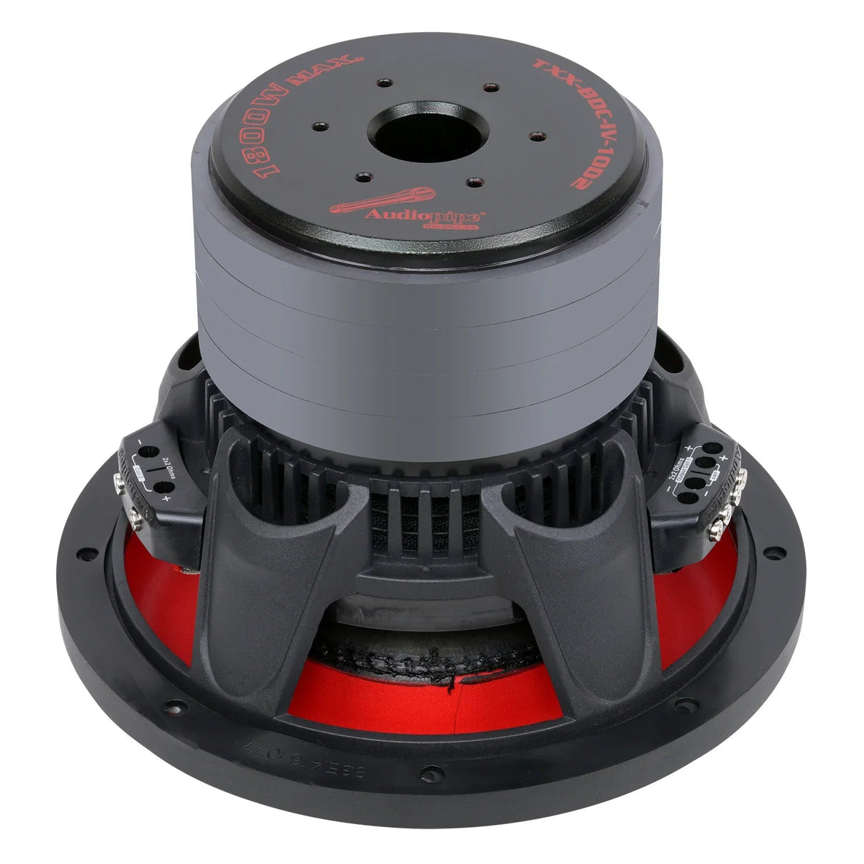 Audiopipe TXX-BDC-IV-10D2 | 10" 900W RMS Quad Stack Composite Cone Subwoofer DVC Audiopipe