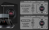 12" Quad Stack Composite Cone Subwoofer (TXX-BDC-IV-12) Audiopipe