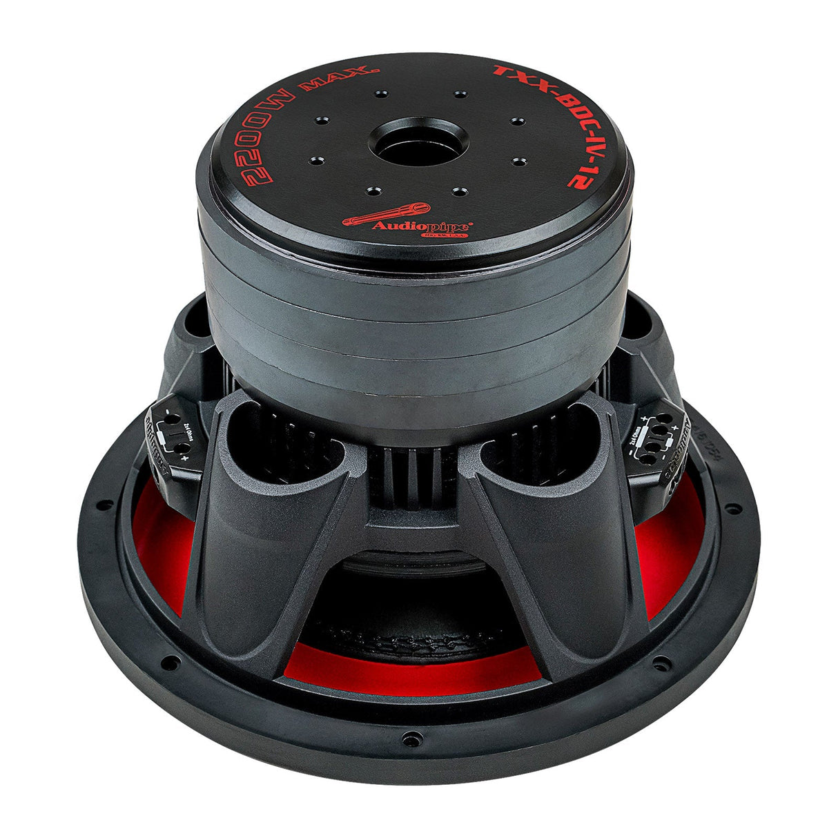 12" Quad Stack Composite Cone Subwoofer (TXX-BDC-IV-12D2) Audiopipe